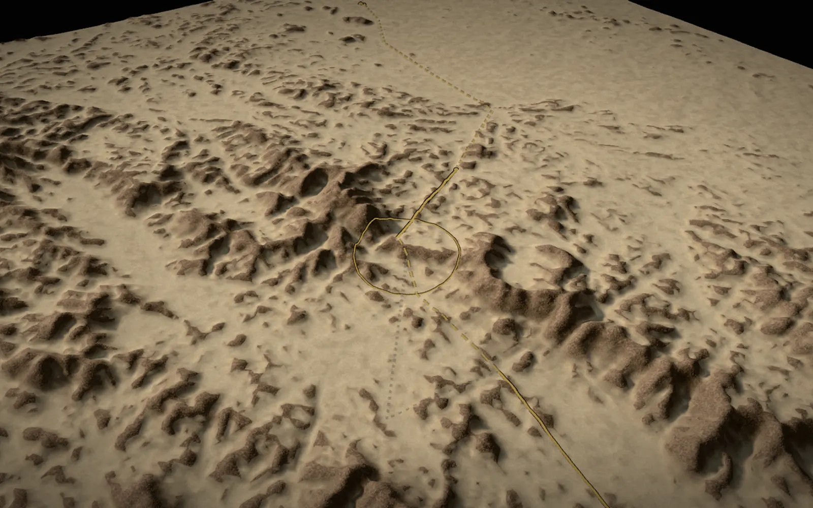 The Hijrah route drawn over the mountains and coastal plain of the Hijaz, from Makkah to Quba: a 3D reconstruction