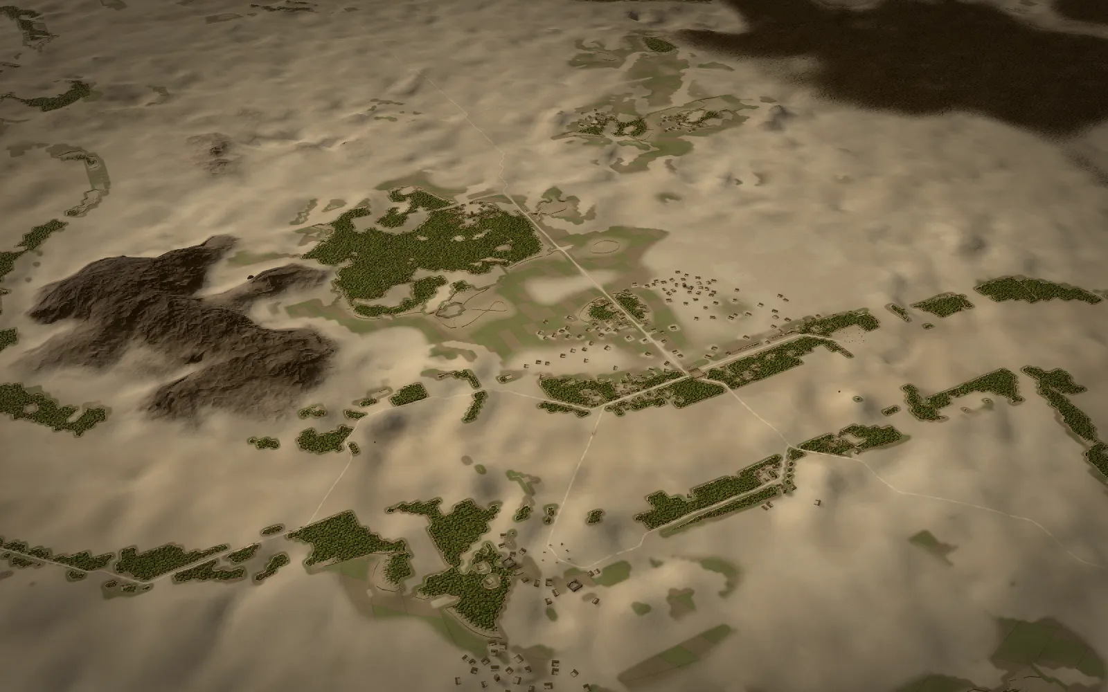 The oasis of Madinah between the lava fields, seen from the south: a 3D reconstruction of 622–624 CE